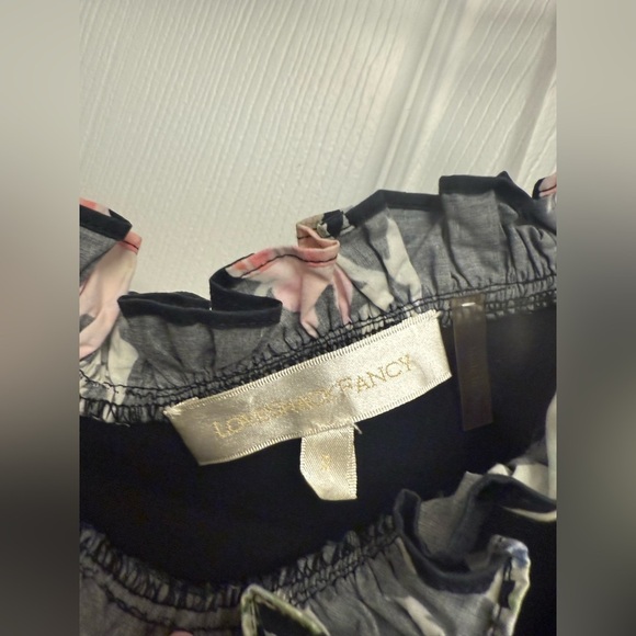 Loveshackfancy Sanam Dress in Painted Mime size 2 in Black Flora $395 - Picture 4 of 7